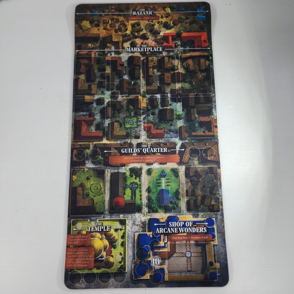THUNDERSTONE QUEST Board Game KICKSTARTER Exclusive Neoprene Playmat Game Mat